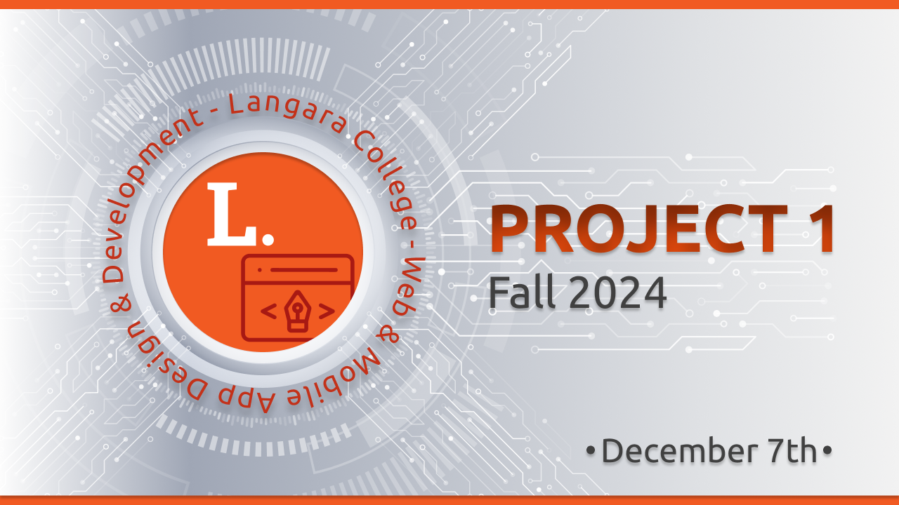 Fall 2024, Project 1 Banner